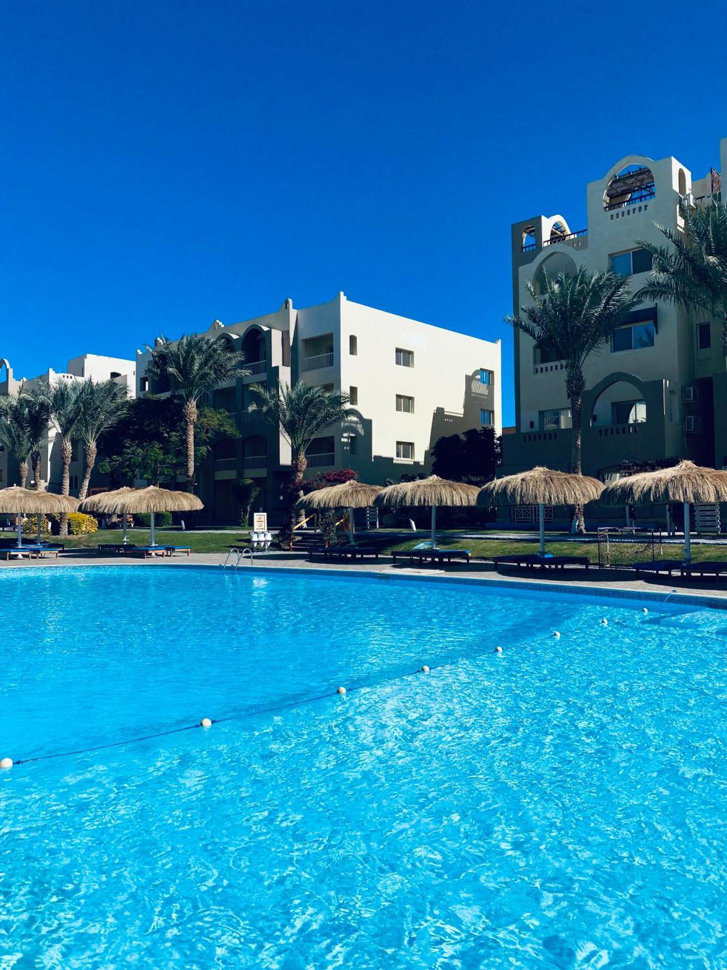 Apartment In El Karma Aqua Beach Resort Hurghada Near El Gouna المظهر الخارجي الصورة